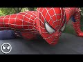 SPIDER-MAN Attacks JOKER in Strawberry Fight! (Tobey Maguire Movie Suit vs Joaquin Phoenix)