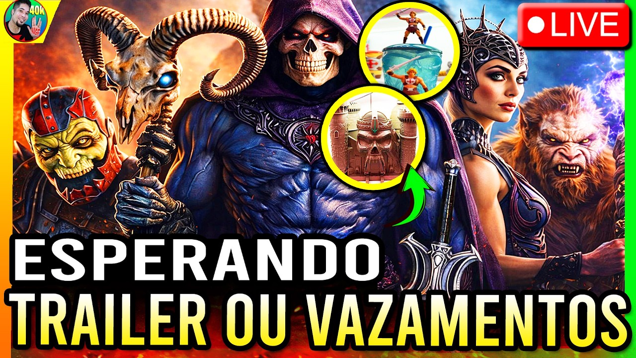 🚨PAINEL MGM AO VIVO: TRAILER FINAL HE-MAN ou VAZAMENTOS MESTRES UNIVERSO CINEMACON2026 QUE HORAS SAI