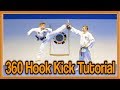 Taekwondo 360 Hook Kick Tutorial | GNT How to