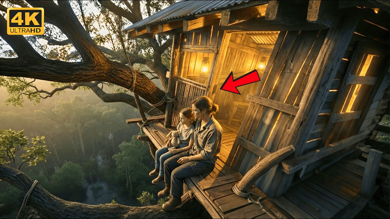 Kicked Out By Her In-laws, She Built A Treehouse Everyone Mocked. Then The Flood Came.