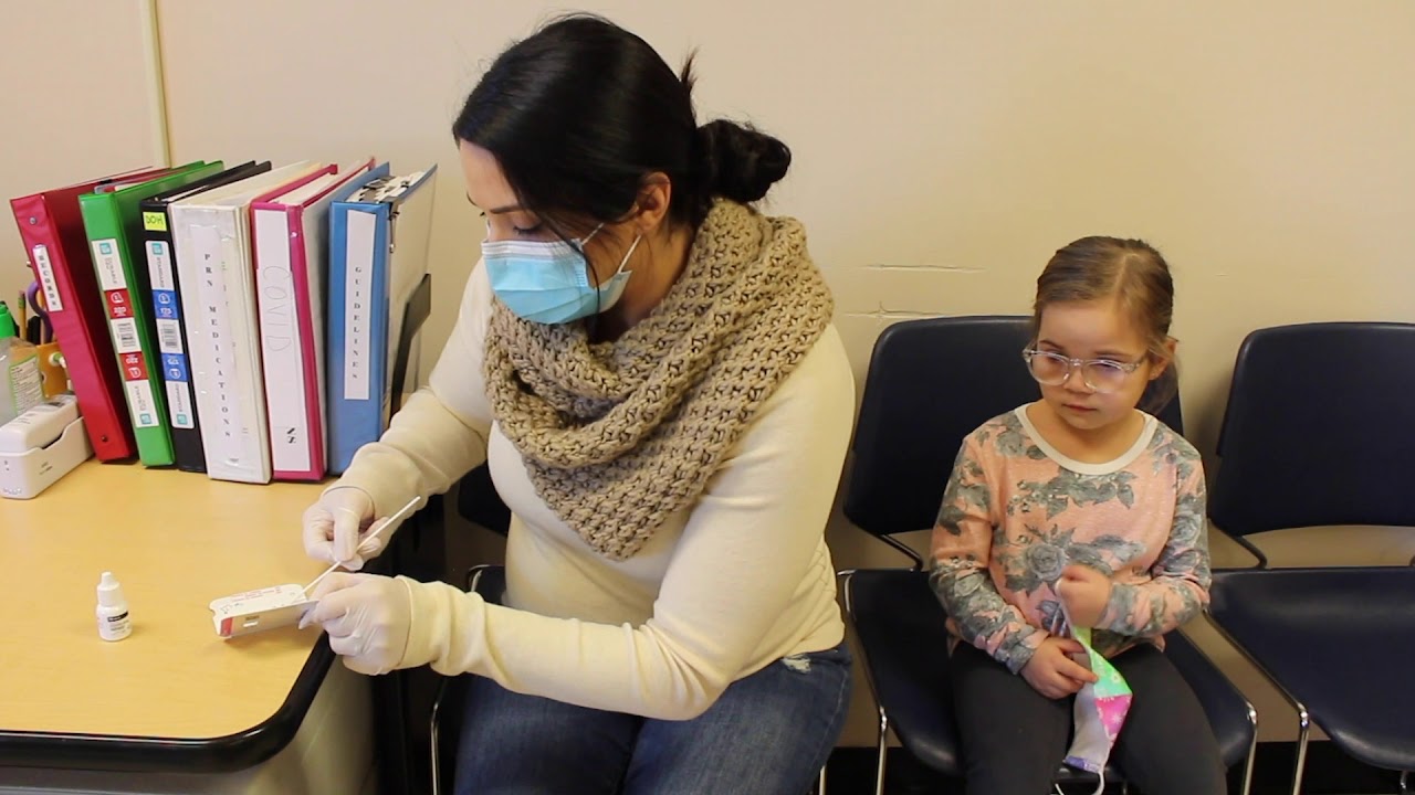 Cohoes CSD rapid COVID test demonstration YouTube