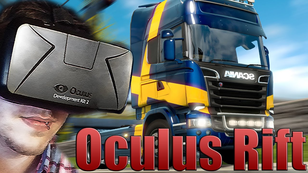 Euro Truck Simulator 2 Vr Oculus Rift Euro Truck Simulator 2 - Oculus Rift DK2 + Wheel - Gameplay w
