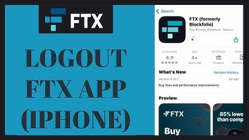 Logout FTX App 2022: How To Logout FTX Wallet App Using Iphone? Signout FTX App