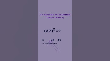 27 Square trick II  #maths #shorts #squaretrick