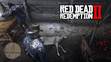 The Aftermath of Genesis – Arthur and Charles Hunt for Food in the Snow (RDR2 Mission Walkthrough)