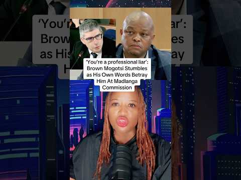 You Re A Professional Liar Mogotsi Stumbles As His Own Words Betray Him At MadlangaCommission