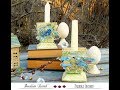 Украшение для дома своими руками. Скрапбукинг Альтерскрап/ DIY Alter-scrap tutorial.