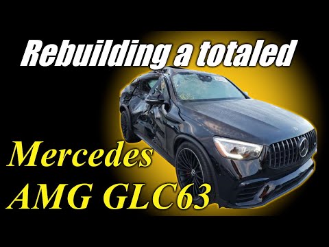 Видео: Mercedes AMG GLC63. Body rebuilding. Ремонт кузова.