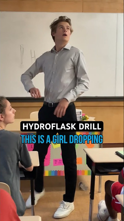 the destroyer of earlobes #americanhighshorts #hydroflask #drill #class