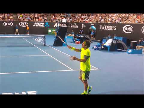 Andrey Rublev vs Marcos Baghdatis - court level