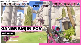 GANGNAMJIN POV | Ana, Zenyatta \& Baptiste | Defiant vs Mayhem | OWL Season 2021 Week 3