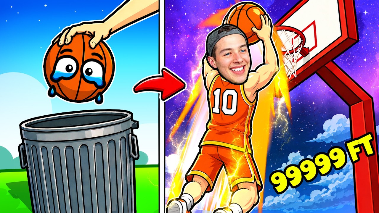 NOOB vs PRO vs HACKER in HOOP WORLD