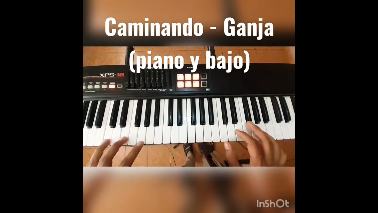 Caminando - Ganja (cover piano y bajo) #reggae #foryou #parati #caminando  #fyp #piano #tutorial - YouTube