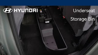 Underseat Storage Bin | Santa Cruz | How-to Hyundai Canada