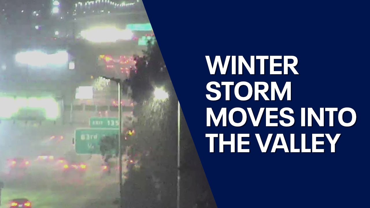 Winter storm brings rain to Phoenix - YouTube