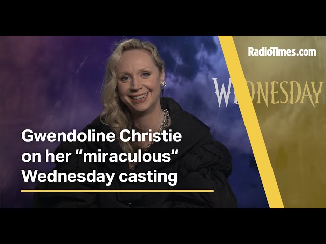 Gwendoline Christie talks joining Wednesday and her character's fate