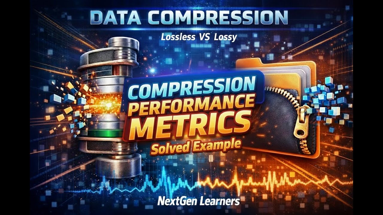 Data Compression | Lossless VS Lossy | Compression Performance Metrics ...
