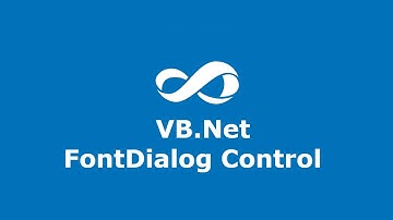 Lesson 24 VB.Net FontDialog Control