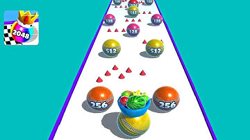 Ball Merge 2048 ! All Levels Gameplay (468-473) android, ios