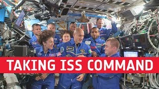 Luca Parmitano Takes Command