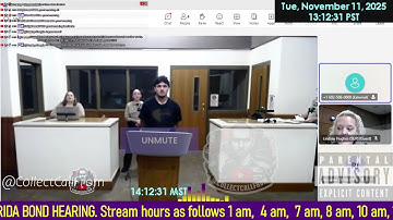 Initial appearance Maricopa County Superior Court ARIZONA 11/11/2025 AM Stream