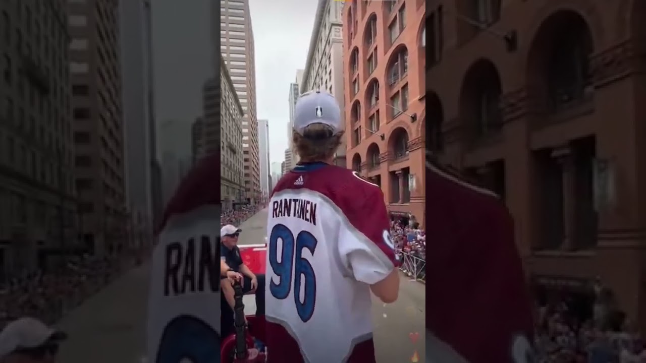 Mikko Rantanen Colorado Avalanche Stanley Cup Parade