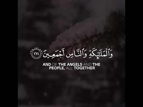 إن الذين كفروا وماتوا وهم كفار أولئك عليهم لعنة الله والملائكة سورة البقرة القارئ ناصر القطامي