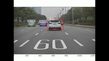 On-road object detection (Songdo in Incheon)