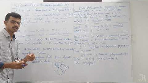 Lecture 19 | Triangular Form (Part I) | Tamil