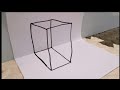 2020新手学画画(正方体)/怎么画3D立体画/how to draw trick 3D cube on paper