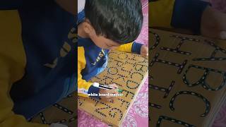 DIY tracing board.. Pre writing skills..