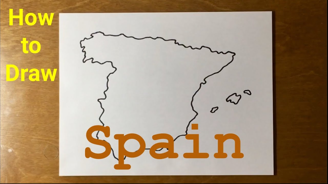 How To Draw Spain YouTube