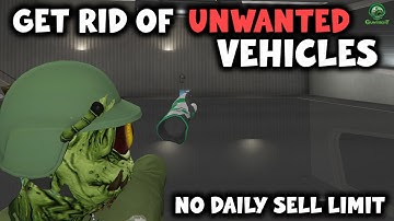 How To Get Rid of UNWANTED Vehicles! Fast & Easy! No Daily Sell Limit!