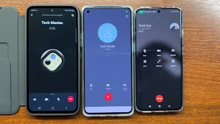 Samsung A54 vs OnePlus 8T vs Xiaomi 12x WhatsApp, Line, Zangi App Voice Incoming Calls & Chats screenshot 3