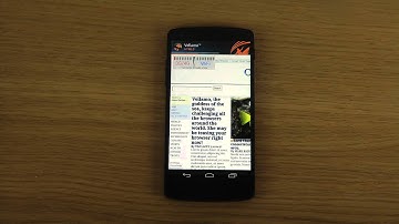 Google Nexus 5 Android 4.4 KitKat - Benchmark Vellamo Speed Performance Test