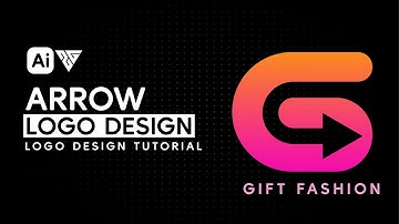 Modern G Arrow Logo Design Process (Start To Finish) In Adobe Illustrator Tutorial For Beginner