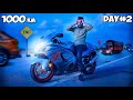 1000 KM Challenge On Hayabusa | चैलेंज के चक्कर में जान चली जाती - Accident 😱