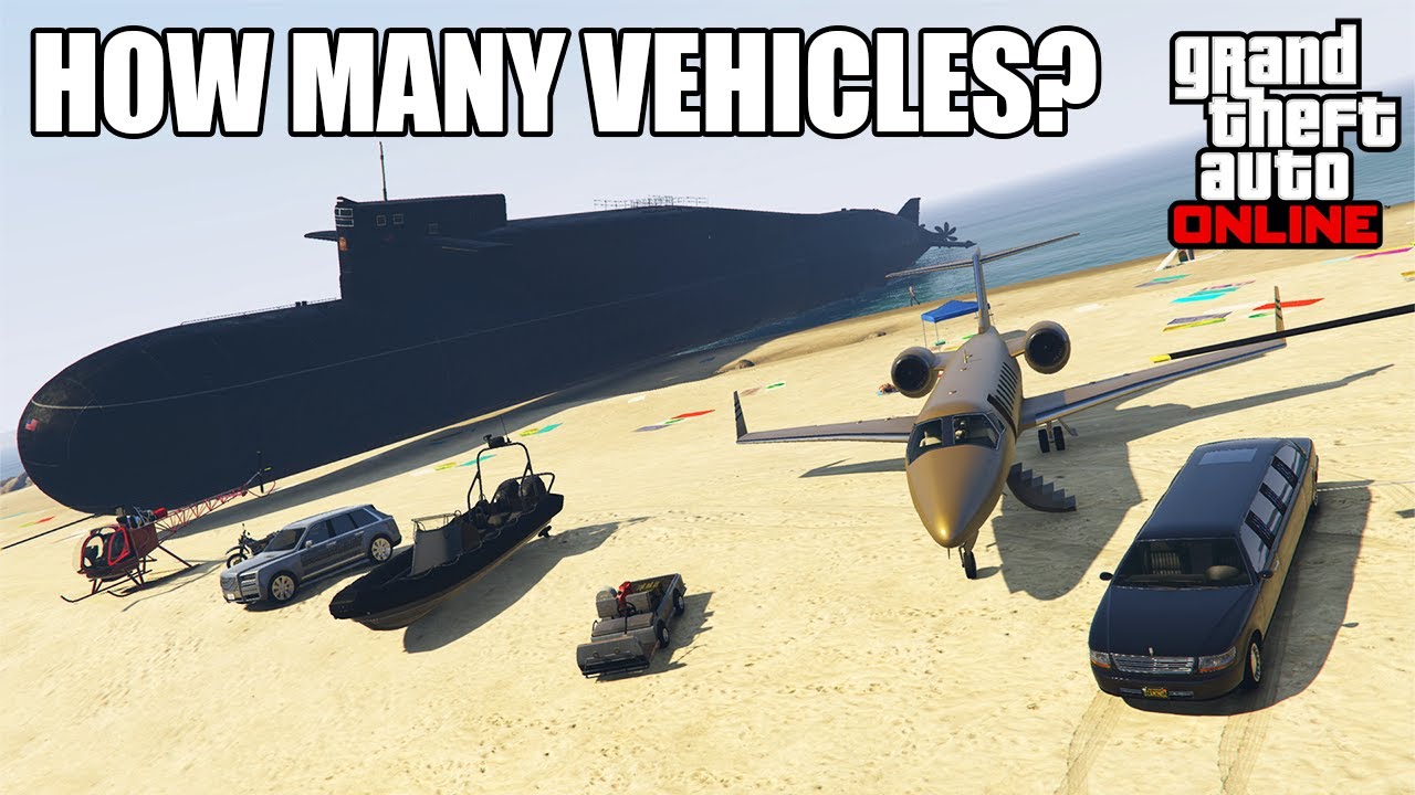 How many Vehicles can you SPAWN in GTA ONLINE at the same time in Free