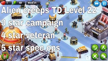 Alien Creeps TD Level 22 Without Any Extra Hero