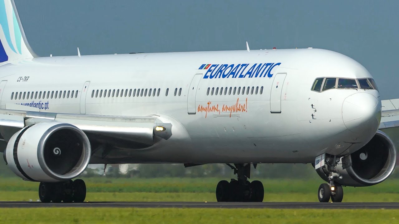 60 MINUTES PURE AVIATION - Orange BOEING 777, Airbus A380, B747 ... (4K)