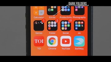 Simple Trick to get DARK FOLDERS/DOCK (No Jailbreak)!#TUT