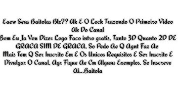 Faço Intro Grátis Requisitos Na Desc!!!!