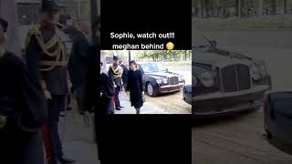 Oh Countess Sophie kept Meghan in her place#shorts #meghanmarkle #sophie