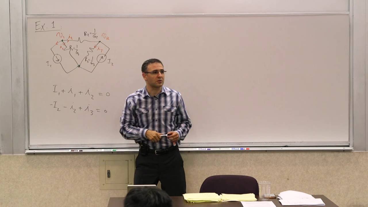 004. Nodal Analysis: Ground, Y-Matrix, Node Voltage & Stimulus vectors, Linear Algebra, Determinant