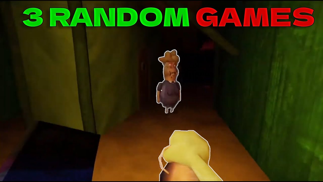 3 Random Games - YouTube