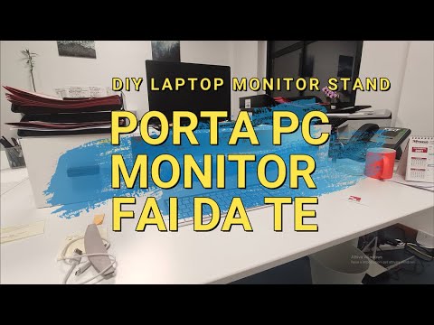 Costruire porta monitor o pc portatile fai da te con 30€ How to build DIY laptop pc monitor stand