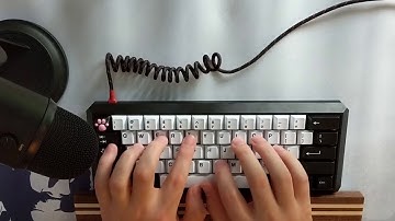 Keyboard Typing ASMR - MOD-M Linear