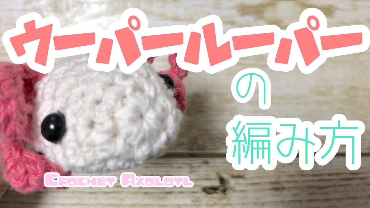 編みぐるみ♡ウーパールーパー♢きなこ餅 編みぐるみウーパールーパーきなこ餅 トケち様 【公式通販】