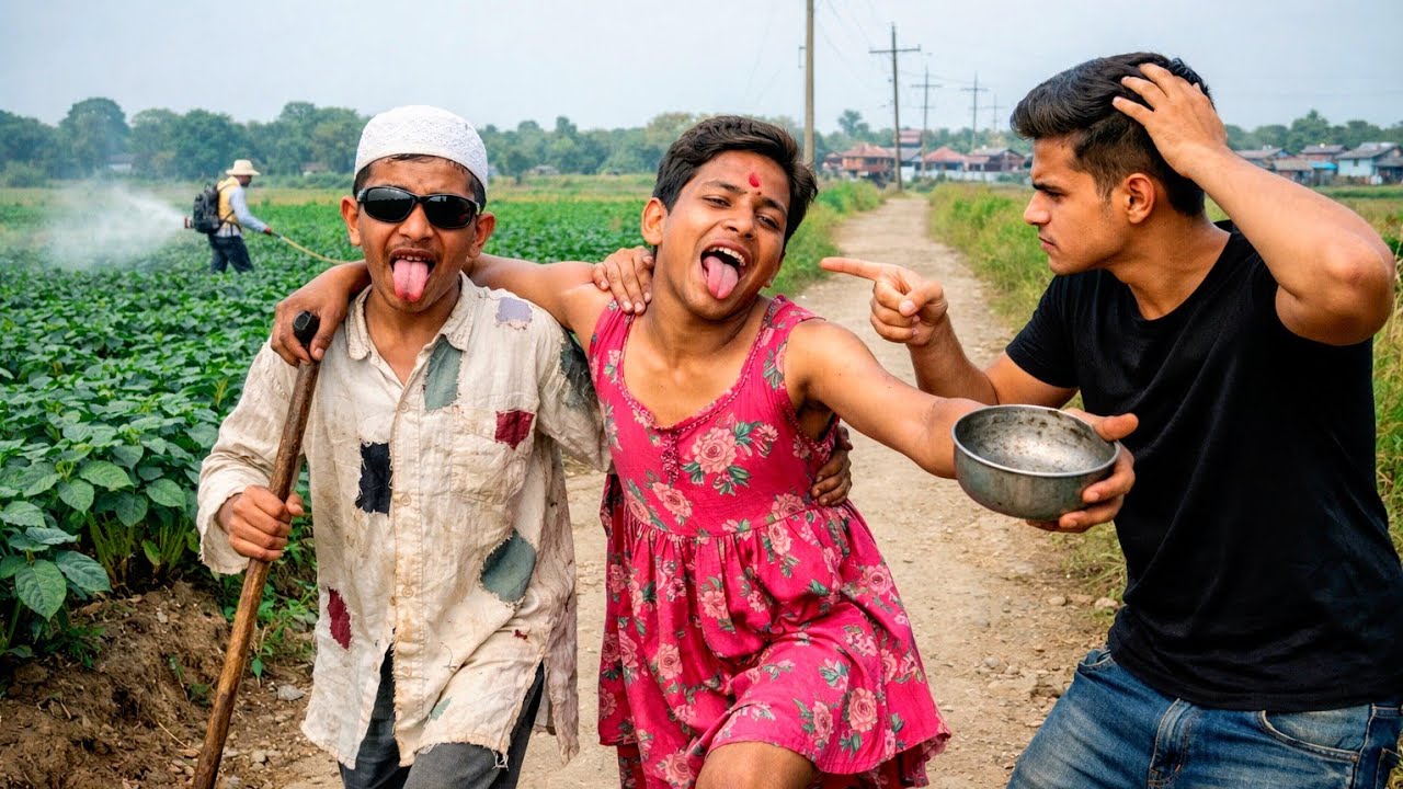 ভিক্ষার জন্য লাফালাফি! ফকির ফকরানি ফানি 😆Hilarious Street Begging of Fakir & Fakrani | Viral Video 