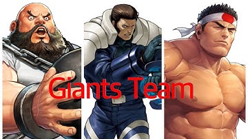 Kof 2002 UM PS4 arcade mode playthrough with the Giants Team